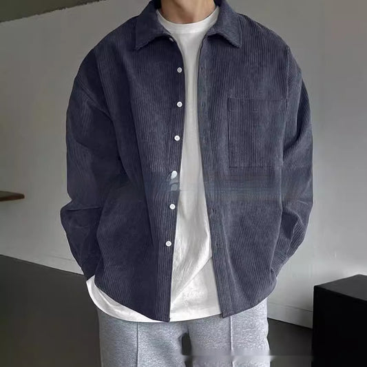 Corduroy Long-sleeved Casual Shirt
