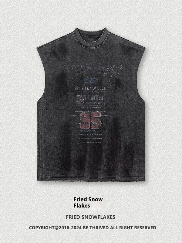 -95-Sleeveless Graphic T-shirt