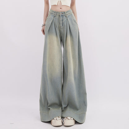 American High Street Folded Jeans