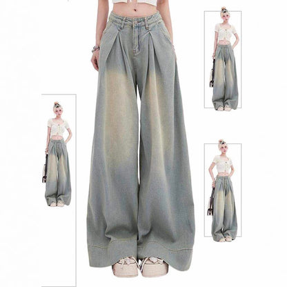 American High Street Folded Jeans